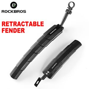 Велосипедные крылья Rockbros выдвижные MTB Fenders передние задние комплекты складные велосипедные велосипедные детские велосипедные головки набор Buckguard Установите Aden Cycling Accessories 230614