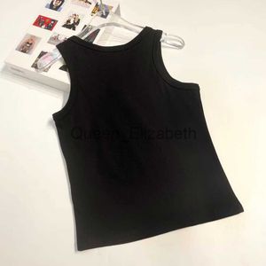 Womens TShirt Summer t shirt White Women Tops Tees Crop Top Ricamo Sexy tank top designer tshirt Black Tank Top Casual Womens Tops TShirts Knits Tees te J230615