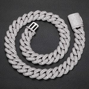 Colares com pingente Fios Cordas Nova corrente de bolhas de 18 mm de alta qualidade masculina tendência hip-hop colar de joias de rua