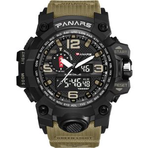 PANARS Camouflage Taktische Digitaluhr Men039s Mode Sport Armee Uhr Wasserdichte LED Elektronische Armbanduhren Mit Box289262312q