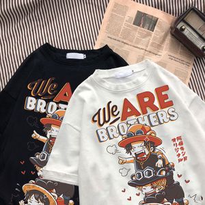 Men's T-Shirts Oversized T Shirt Anime PieceLuffy Fashion Super Cool Print Short Sleeve Women T-shirt Woman Tshirt Hip Hop Streetwear Tops 230615