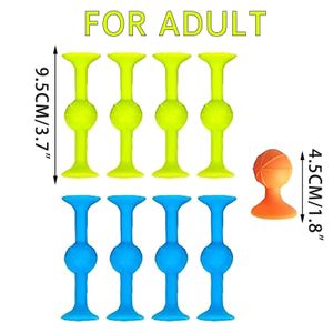 2024Darts Pop Silicone Darts Game Set, Sticky Suction Baseball Outdoor Party Competitive Interactive Game for Adults and Children, Decompression Toy