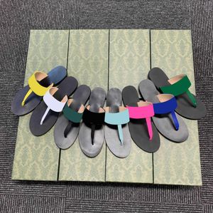 Designer-Sandalen für Herren, Zehensteg-Sandale mit Web-Gear-Unterseite, Flip-Flops, Damen-Luxusmode, lässig, Größe 35–46