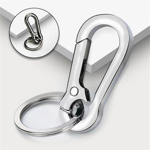 GOUD BUCKLE KEYCHAIN ​​Climbing Hook Car Simple Carabiner Shape Accessories Metal Vintage Key Chain Ring 22061069217162682