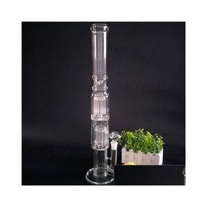 Smoking Pipes 7Mm Thickness 21 Inches Tall High Quality Thick And Heavy Glass Bong Pipe Water Bongs With 2 Percs Gb267 Drop Delivery Dhxqa