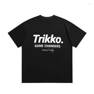 Men's T Shirts Trikko Men's Oversized Tshirt Summer Tee Streetwear Fashion Clothing Male