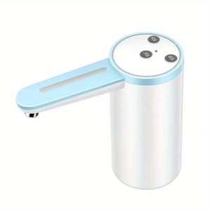 1 Packung Flaschenwasser, elektrische Pumpe, wiederaufladbar, automatischer Sprinkler, wiederaufladbare USB-Trinkwasserpumpe für universelle 3–5-Gallonen-Wasserflaschen