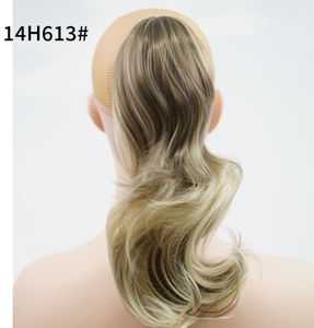 12 -calowy wysokiej temperatury Syntetyczny Krótki Curly Claw Clip Ponytail - Różnorodność stylów - idealne na szybką i łatwą fryzurę