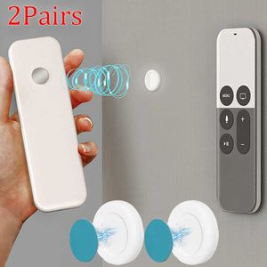 Ny 2set Anti-Loss Magnetic Hooks Wall Mount Strong Magnet Holder Remote Control Storage Holder Punch-Free Home Organizer Hook Shelf