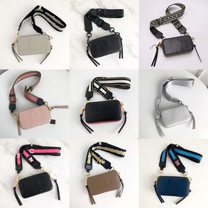 With Box snapshot Camera Small Square Bag Fashion Women Designer Tie Dye Luxury Leather Shoulder Bags Glitter Strap Purse Grey Crossbody Bag