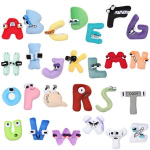 Plüschpuppen 13-teiliges Set Alphabet Lore Plüschtiere Anime Puppe Kawaii 26 englische Buchstaben Puzzle Stofftiere Kinder Weihnachtsgeschenke 230614