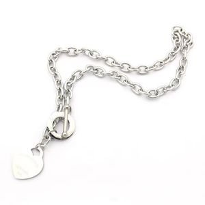 Designer jewelry Necklaces designer Return to T Necklace heart necklaces clover necklace 925 silver Classic mark Heart Tag necklace for men necklace chains