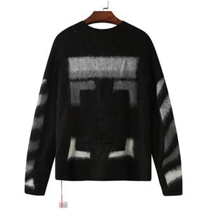 Kazak Kış Polar Gömlek Kalın O boyun yakalı Sıcak Pullover İnce Örgü Örgü Sıradan Jumperlar Küçük Ok Marka Sweatshirt Tasarımcı Sweater 10 Noel Hediyesi Di_girl