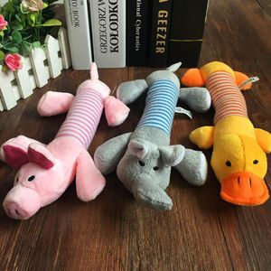 Pet Toy Dog Cat Cat Смешные скрипучие игрушки звучат утиные свиньи слон плюшевые игрушки модель животных модели собака жевание игрушки для домашних животных 25 см.