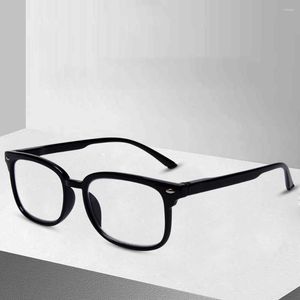 Sonnenbrille Progressive Multifokale Anti-Blu-Licht-Lesebrille Quadratischer schwarzer Rahmen für Männer Frauen Hochwertiges Business 0,75 bis 4,0