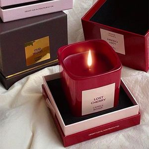 Incense scented Candles Perfume LOST CHERRY FABULOUS VANILLE OUD WOOD SOLEIL BLANC Scented Candle Bougie Parfume London Long Smell Wax Fragrance Top Quality