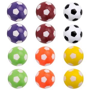 Piłki 12-pakowe 36 mm Rozmiar regulacji tabletki piłki nożnej stół piłka piłkarska kulki zamienne kulki wielokolorowe 230614