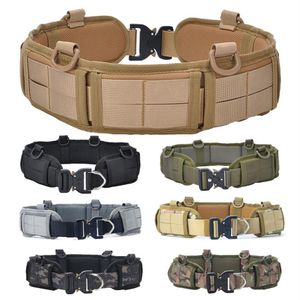 Outdoor Sports Airsoft Ammo Belt Tactical Molle Belt Army Hunting Shooting Paintball Gear NO10-205205V201A