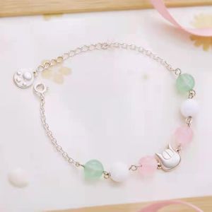 Link Bracelets Natsume Yuujinchou Women Anime Jewellery Bracelet Jewelry Fashion Unisex Hand Made Silver Color Zinc Alloy Armband