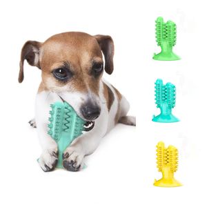 Langlebiges Gummi-Kauspielzeug für Hunde, Zahnbürste, umweltfreundliche Zahnreinigung, kleines großes Haustier-Hundespielzeug, Welpen-Zahnen, sauberes Dorpship