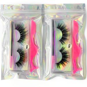 Strumenti per il trucco Ciglia di visone Set Natural Fluffy Dramatic Wispy Make Up Lashes All'ingrosso Faux Cils Lash Packaging False Packs 230614