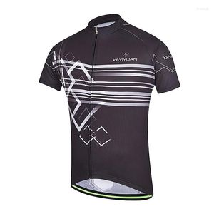 レーシングジャケットKeyiyuan Summer Simmer Jersey Jersey Men Road CyclingシャツトップマウンテンバイクユニフォームRopa Ciclista Hombre Verano Camisa Mtb