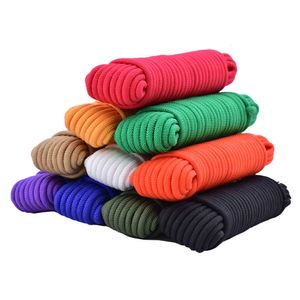 Cordas de escalada Dia8mm Cordão Paracord Corda de Paraquedas de Sobrevivência Um Núcleo Sólido para Acampamento Ao Ar Livre Caminhadas Pulseira DIY 230614