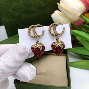 Brand Woman Letter Double G Logo Designer Stud Earing Luxury Women Orecchini Biżuteria Metal GGITY Crystal Pearl Gold Earring 8756