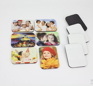 7*5*0.4cm MDF Wood Fridge Magnets Sublimation Blank Stickers Customized Wooden Refrigerator Magnet