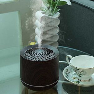 Umidificadores difusor essencial de aromaterapia de grão de madeira com lâmpada led para casa elétrica ultrassônica névoa fresca aroma ar umidificador r230615