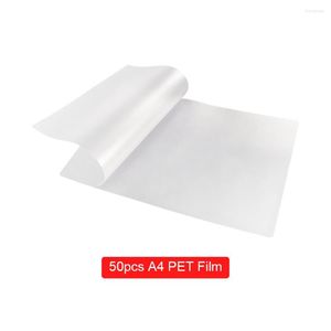 Mürekkep Yeniden Doldurma Kitleri 50 PCS A4 DTF PET Film Doğrudan Baskı için Isı Transferi Çift Side Matt