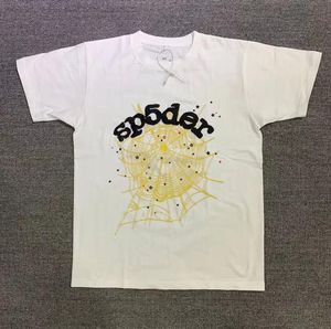 Mens T-shirts Men t Shirt Pink Young Thug Sp5der 555555 Mans Women 1 Quality Foaming Printing Spider Web Pattern Tshirt Tees Q9tj