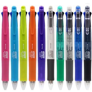 Japan Zebra B4SA1 5In1 Multi-function 0.7mm Ball Point Pen With 0.5 Mechanical Pencil Cute School Stationery Supplies Papeleria