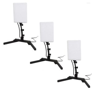 Flash Heads Nanguang CN-T96 3-Light Kit 5600K 96 st LED Light Lamp 18W Mini Shooting Bracket Stand Set Pographic Lighting