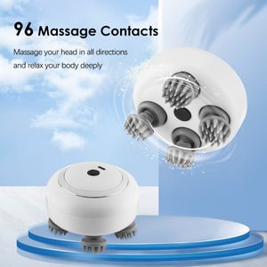 Head Massager Scalp Head Hair Massager Electric Health Care Antistress Relax Body Massagem Deep Saude Tissue Prevent Body Massage Mini Scalp 230614