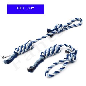 Atacado Brinquedos para Animais de Estimação Puxar Corda de Algodão Doce Papa Nó 50cm Brinquedos para Cachorros Pequenos Médios Grandes Brinquedos para Triturar Dentes para Cachorros