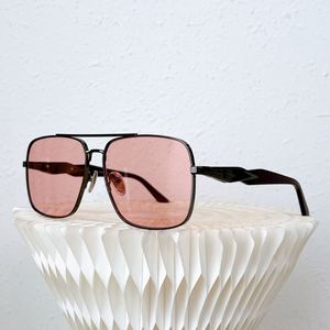 Женские солнцезащитные очки золотые металлические рамки дизайн моды городской пилот -линз размер 60 14 142 Мужские солнцезащитные очки УФ -защита