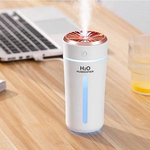 Luftbefeuchter Kabelloser Luftbefeuchter USB wiederaufladbar Cool Mist Aroma Duftdiffusor mit buntem Licht Zuhause Schlafzimmer