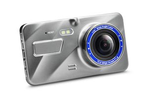 4,0-Zoll-Auto-DVR-Touchscreen Full HD 1080P Doppelobjektiv-Videorecorder Rückansicht-Autokamera 170-Grad-Weitwinkel-Dashcam A10