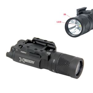 SF X300V-IR Gun Light Tactical 400 lumen LED Luce bianca e uscita IR Fucile da caccia Torcia Fit 20mm Picatinny Rail