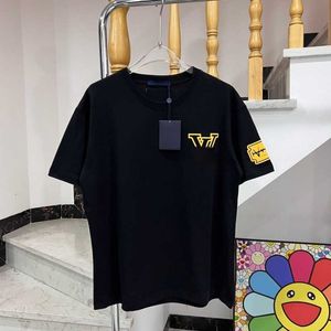 Designer t shirt män kvinnor tröja rund nacke tee lyx varumärke kortärmad t-shirt herrar lös casual polo shirt överdimensionerad t-shirt