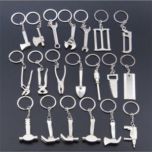 Keychains For Men Car Bag KeyRing Outdoor Combination Tool Portable Mini Utility Pocket Clasp Ruler Hammer Wrench Pliers Shovel 22336K