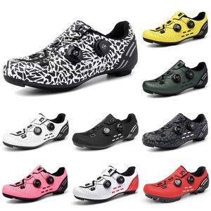 2023 Multicolored cycling mountain shoes men Black Red White Grey Green Yellow Pink mens trainers sports sneakers outdoor color9