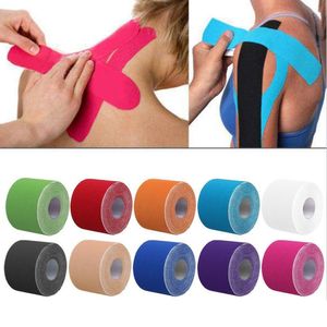 Ginocchiere per gomiti 5 dimensioni Nastro kinesiologico Atletico Elastoplast Recupero sportivo Strapping Palestra Impermeabile Tennis Fasciatura per alleviare il dolore muscolare 230614