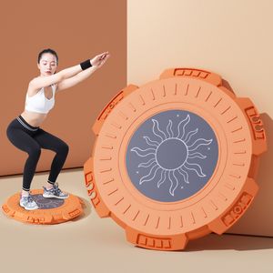 Twist Boards With Cord Pull Waist Wriggling Plate Rotation Massage Stability Disc Training Yoga Balance Board Fitness Exercise Gym Exerciser 230614