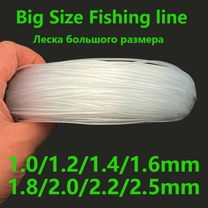 Linha de trança de pesca de nylon grosso tamanho grande linha de pesca de mar transparente a granel diâmetro 101214161820 2225mm mercadorias 230614