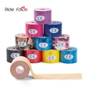 Ginocchiere per gomiti Ride Force 5 Dimensioni Nastro kinesiologico Recupero atletico Avvolgimento autoaderente Taping Protezione antidolorifico muscolare 230614