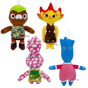 4 Estilos 25-30CM Brinquedo de Pelúcia Elemental Crazy Elements Cidade Brinquedos de Pelúcia Bonecas Travesseiro Peluche Brinquedos Crianças Presente de Aniversário Brinquedo para Crianças Presente Vento Fogo Terra Água