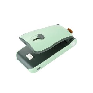 1 peça seladora a vácuo de plástico portátil com seladora térmica portátil magnética e cortadora mini seladora de sacolas