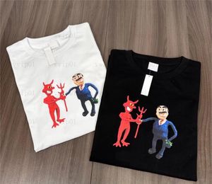 SS23 Projektant Mężczyźni T-shirty moda drukowana man kobiet tee tee najwyższej jakości bawełniane koszulki luksusowe luksusowe hopowe streetwear tydzień 9 męskie tshirty męskie